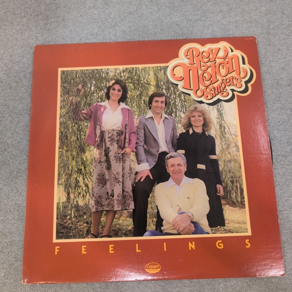 Rex Nelon Singers Feelings Vinyl LP Canaan Records CAS-9841 Gospel 1979 33 RPM - Picture 1 of 2